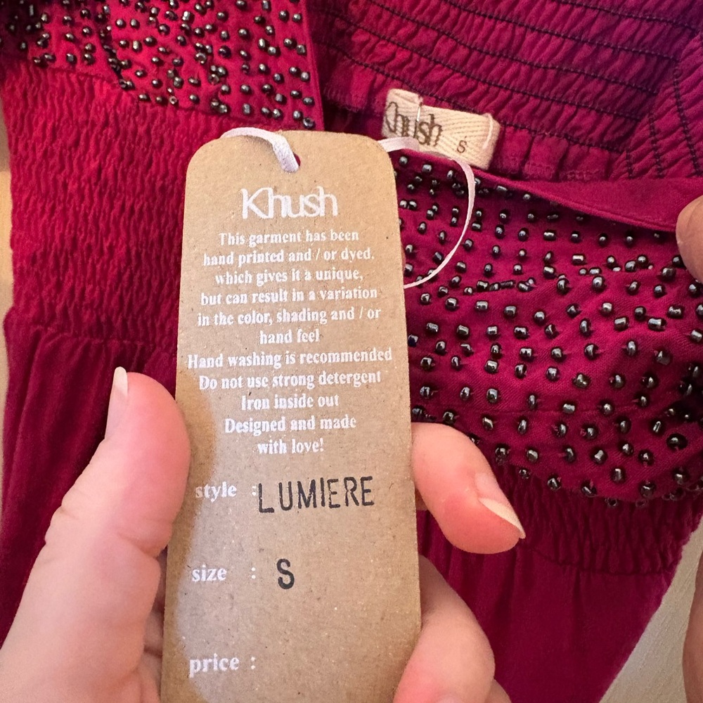 Khush Magenta Maxi Dress - Picture 5 of 7